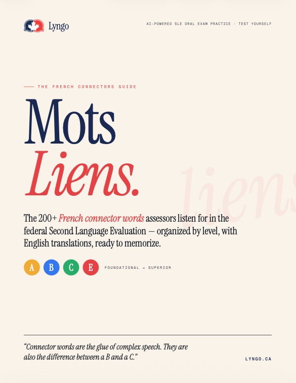 Mots Liens — The French Connectors Guide cover